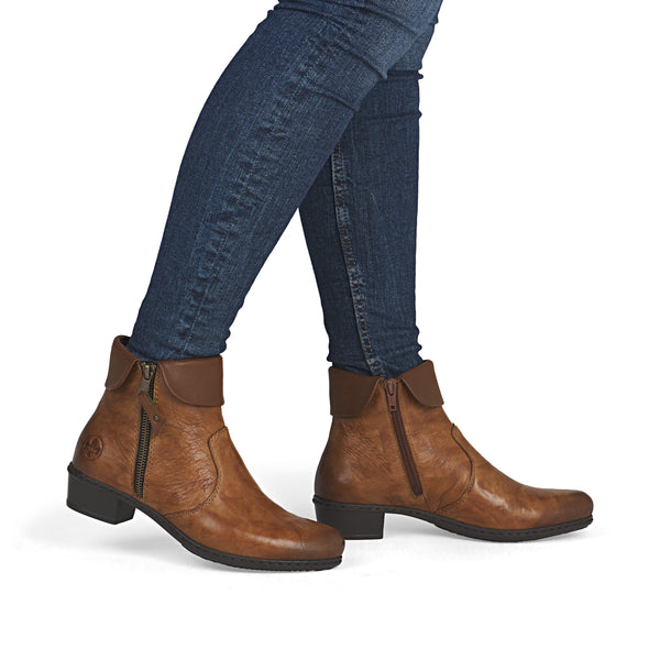 Rieker Y07A8-22 (Brown) - Women's