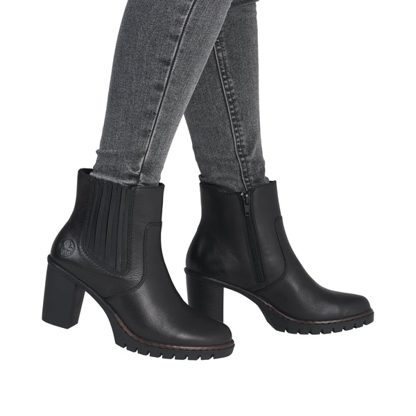 Rieker Y2577-00 (Black) - Women's