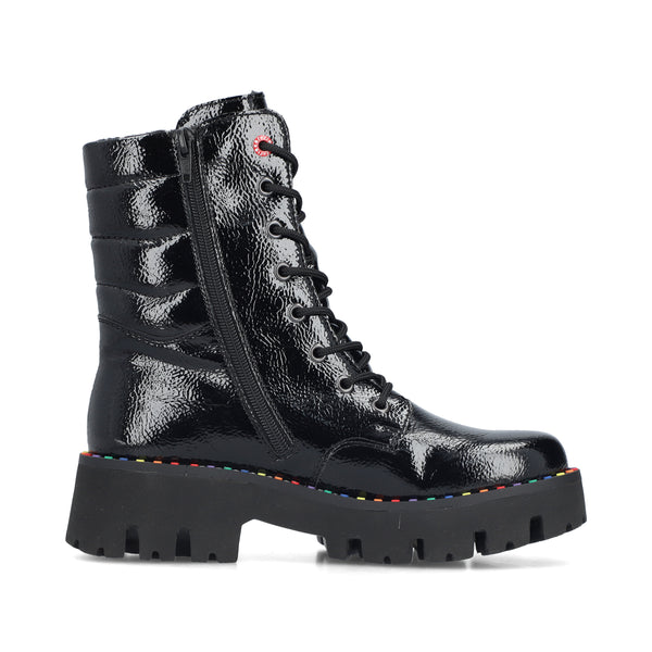 Rieker Y3330-00 (Black Patent) - Women's