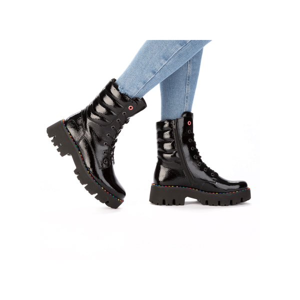 Rieker Y3330-00 (Black Patent) - Women's