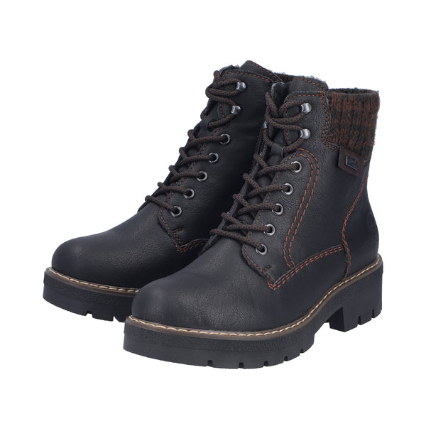 Rieker Y8130-00 (Black) - Women's