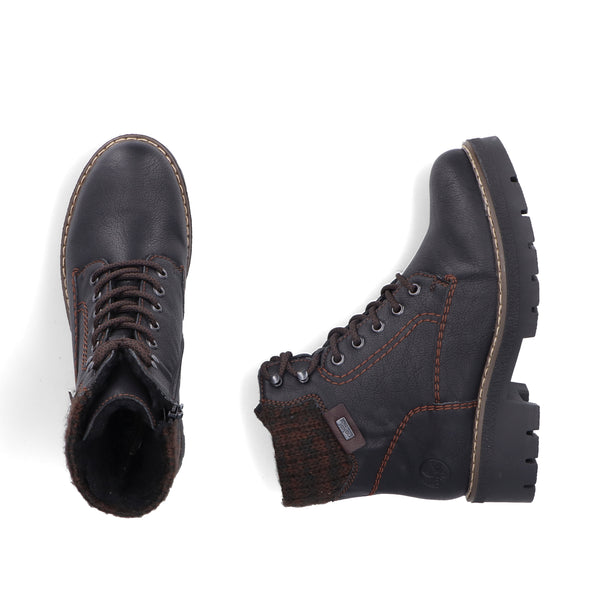 Rieker Y8130-00 (Black) - Women's