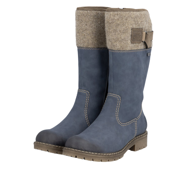 Rieker Y9190-12 (Blue) - Women's