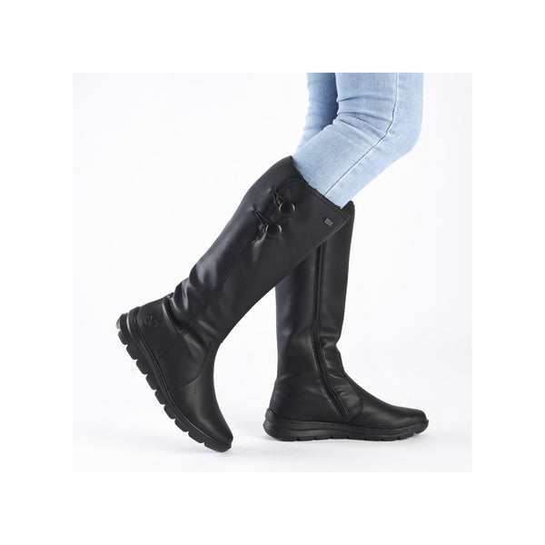 Rieker Z0090-00 (Black) - Women's