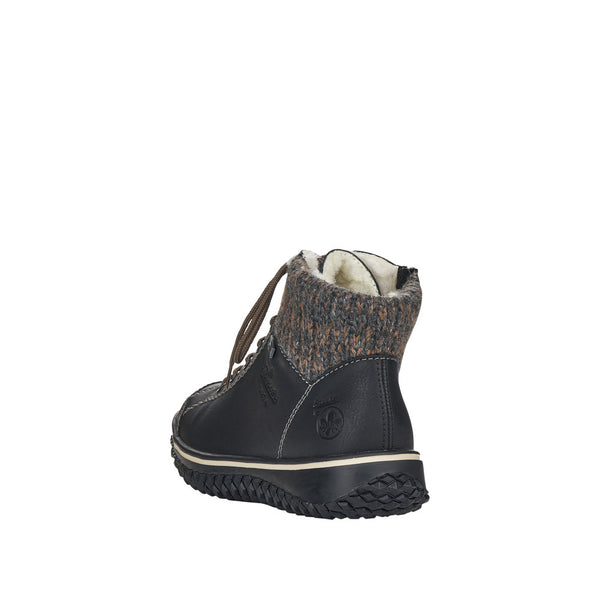 Rieker Z4243-01 (Black) - Women's