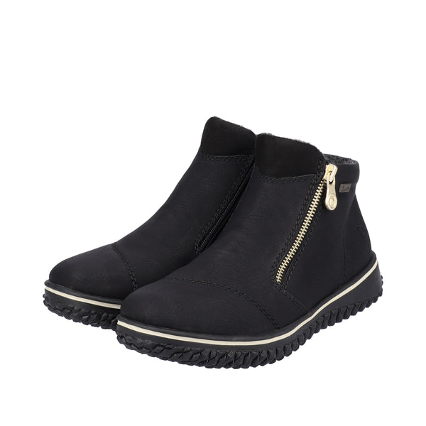 Rieker Z4265-00 (Black) - Women's