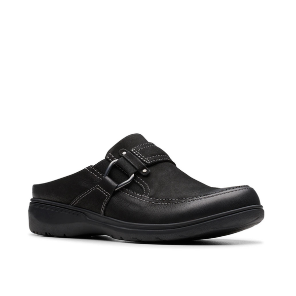 Clarks Carleigh Viola (Black Nubuck) - Women's
